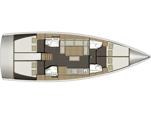 Sailboat Dufour 460 Dufour 460 Grand Large Boat design plan