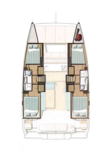 Catamaran Bali - Catana Bali Catsmart boat plan