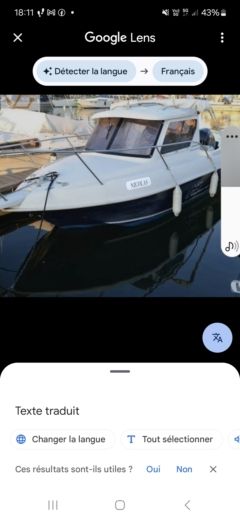 Motorboat Ultramar 600 week-end Plano del barco