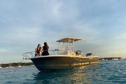 Aluguel Lancha Kelt White Shark 206 Mandelieu-la-Napoule