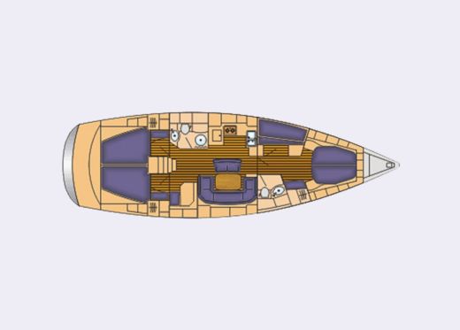 Sailboat Bavaria Bavaria 46 boat plan