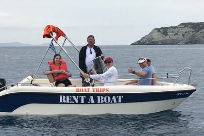 Hire Boat without licence  Poseidon 480cc Agia Pelagia