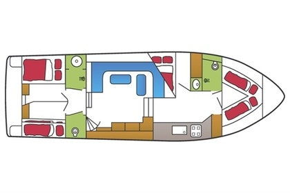 Verhuur Woonboot De Drait Stabila 1320 Drachten