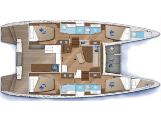 Catamaran Lagoon Lagoon 42 Boat design plan