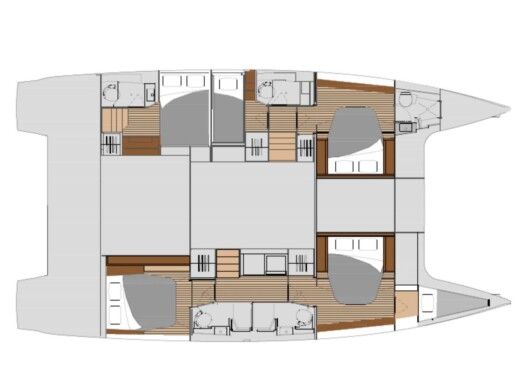 Catamaran Tanna 47 Boat design plan