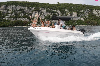 Miete Motorboot Blueline 19 Općina Poreč