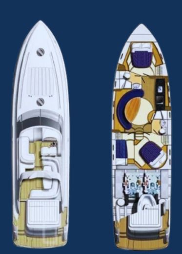 Motor Yacht Princess Princess Boot Grundriss