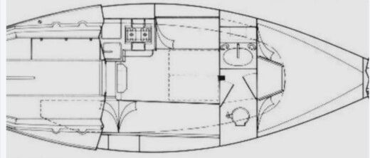 Sailboat Dufour Dufour 2800 boat plan