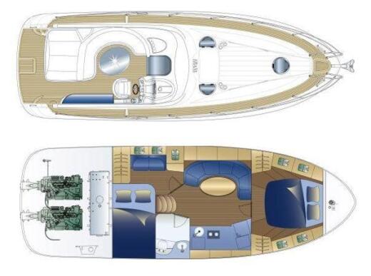 Motorboat Bavaria Bavaria Sport Boat design plan
