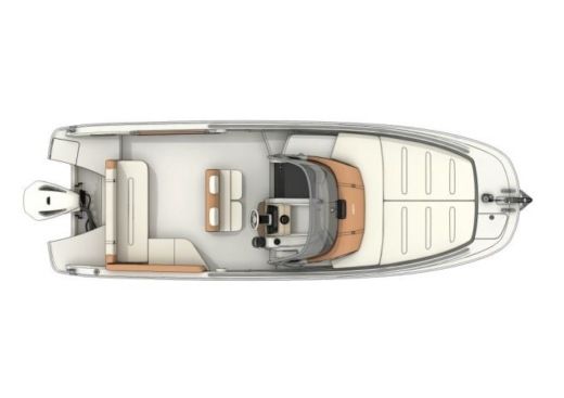 Motorboat Cantieri Invictus 240 CX Plattegrond van de boot