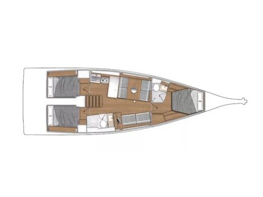 Sailboat  First 44 Boat design plan