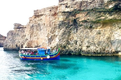 Hire Motorboat Traditional Luzzu Gozo