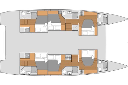 Ενοικίαση Καταμαράν  Aura 51 /6 cab Νέα Πέραμος