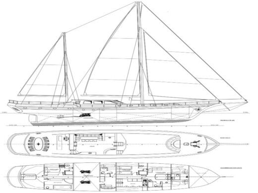 Gulet Gulet Arabella Boat design plan