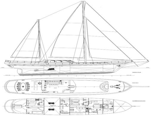 Gulet Gulet Arabella Planimetria della barca