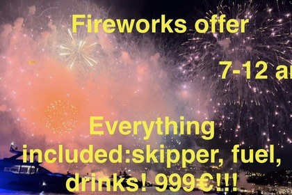 Alquiler Lancha Super offer!!! Everything included skipper fuel Bavaria boat 13 meters from 2017! Cannes