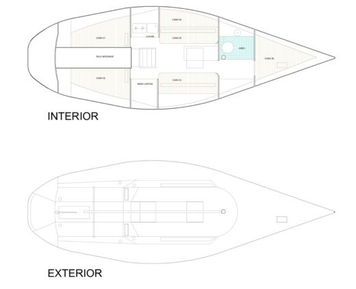 Sailboat Dehler Dehler 34 Boat design plan