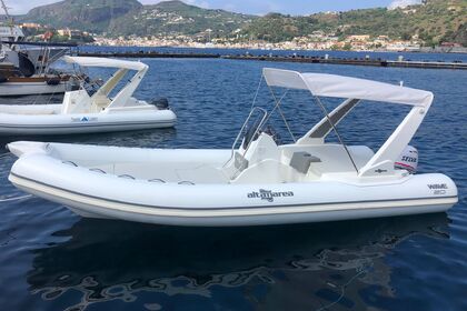 Hire Boat without licence  Gommone 6 Aeolian Islands
