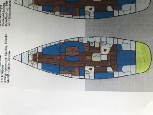 Sailboat Beneteau 50 Boat design plan
