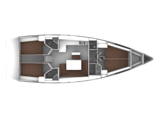 Sailboat Bavaria  Bavaria Cruiser 46   Plan du bateau