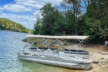 Aluguel Lancha Harris Flotebote Sunliner 220 Barragem de Castelo de Bode