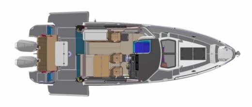 Motorboat LUXURY DAY CRUISES / HOLIDAY PACKAGES - SAXDOR 320 GTC Planta da embarcação
