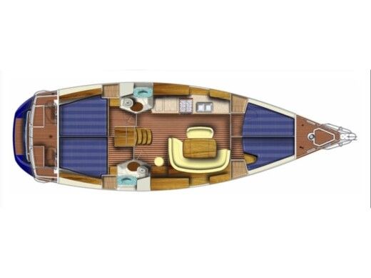 Sailboat Jeanneau Sun Odyssey 45 boat plan