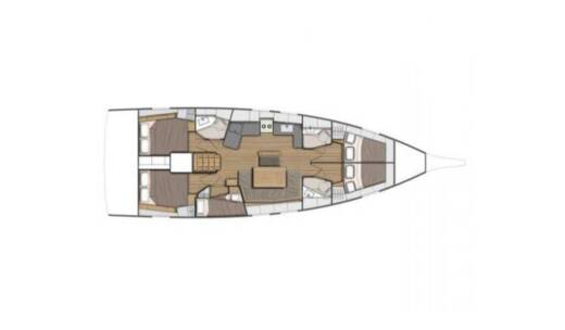 Sailboat Beneteau Oceanis 46.1 boat plan