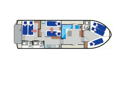 Location Péniche Kormoran 1280 (NID) Niderviller