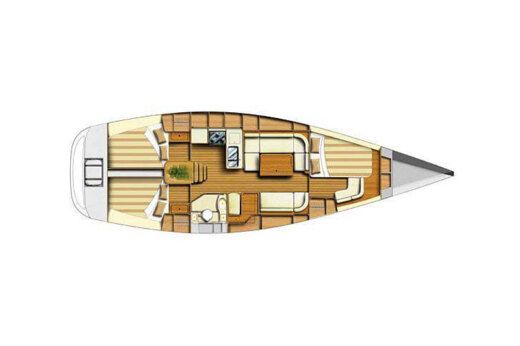 Sailboat M Océ Plan du bateau