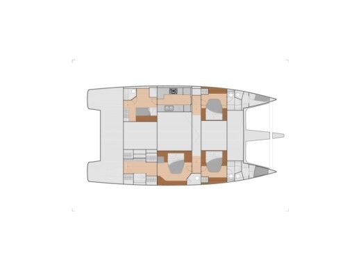 Catamaran  Samana 59 boat plan