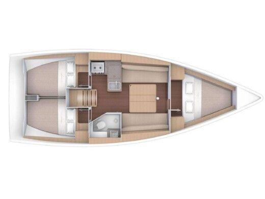 Sailboat Dufour Dufour 360 Boat design plan