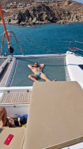 Mykonos Catamaran LAGOON 500 alt tag text