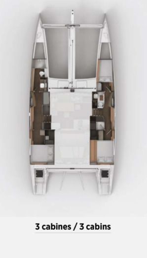 Catamaran Outremer 51 Plan du bateau