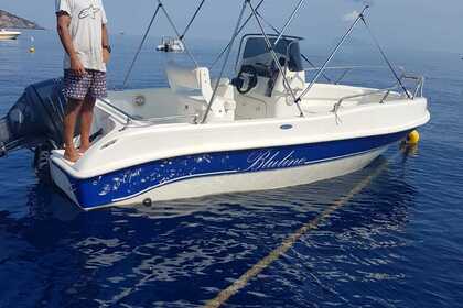 Charter Boat without licence  Bluline 19 Aeolian Islands