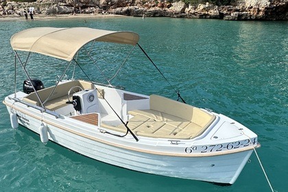 Miete Boot ohne Führerschein  sin licencia silver Cala d’Or