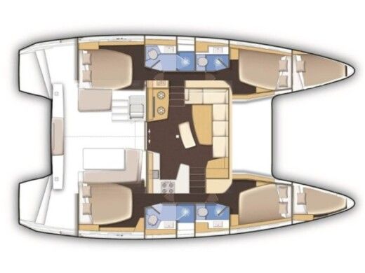 Catamaran Lagoon Lagoon 42 Boat design plan