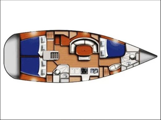 Sailboat Beneteau Beneteau Oceanis 393 Clipper Boat design plan