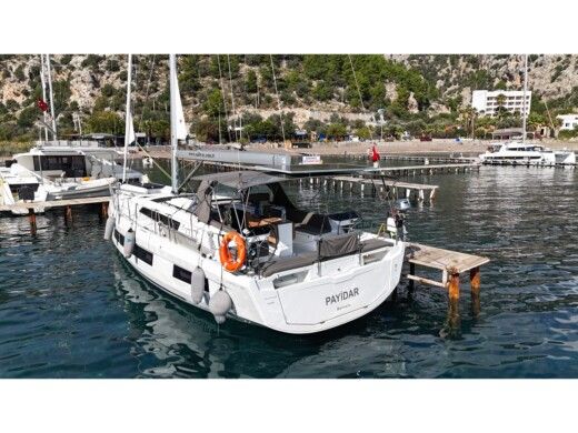 Sailboat Dufour 44 Performance Plattegrond van de boot