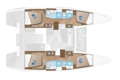 Charter Catamaran Lagoon Lagoon 42 Millenium Marseille