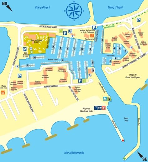 Motorboat BENETEAU Flyer 650 WA Boat layout