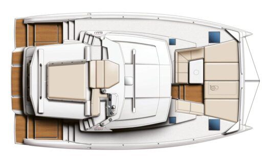 Catamaran Bali - Catana BALI 42 Boat layout