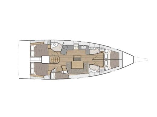 Sailboat  Oceanis 46.1 Boat design plan