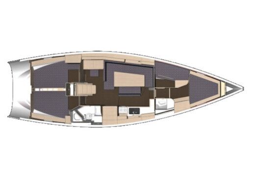Sailboat Elan Elan Impression 45 Plan du bateau