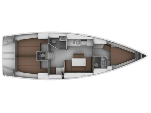 Sailboat Bavaria Cruiser 40 Boat design plan