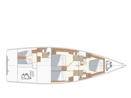 Sailboat  Moody 54 boat plan