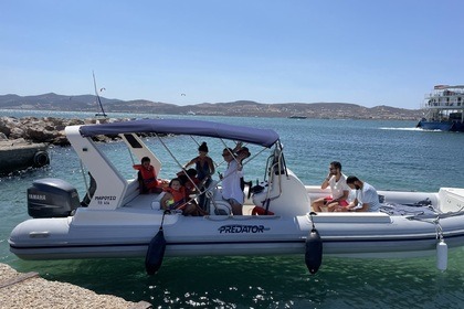 Miete RIB 8 meters predator redone 2018 8M Parikia