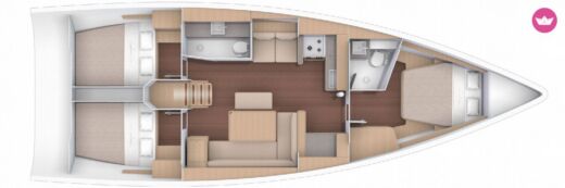 Sailboat DUFOUR DUFOUR 430 boat plan
