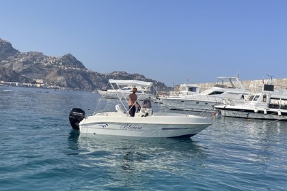 Hire Boat without licence  Tancredi Blue max Taormina