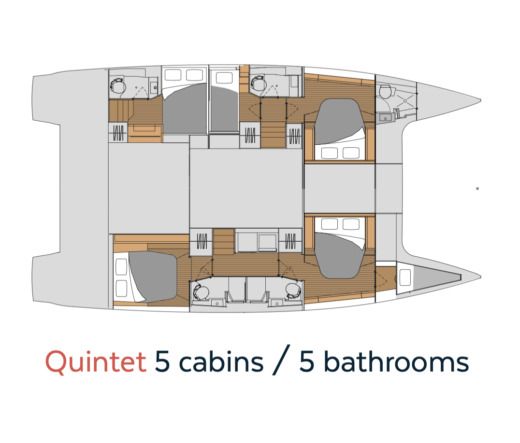 Catamaran  TANNA 47 Boat design plan